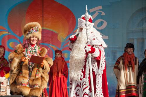 Бабкина погуляла на главной Масленице России в Ярославле