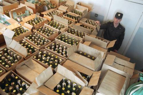 Свыше 37 000 бутылок с алкоголем уничтожат в Ярославле