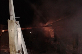 В Ростовском районе ночью горела ферма