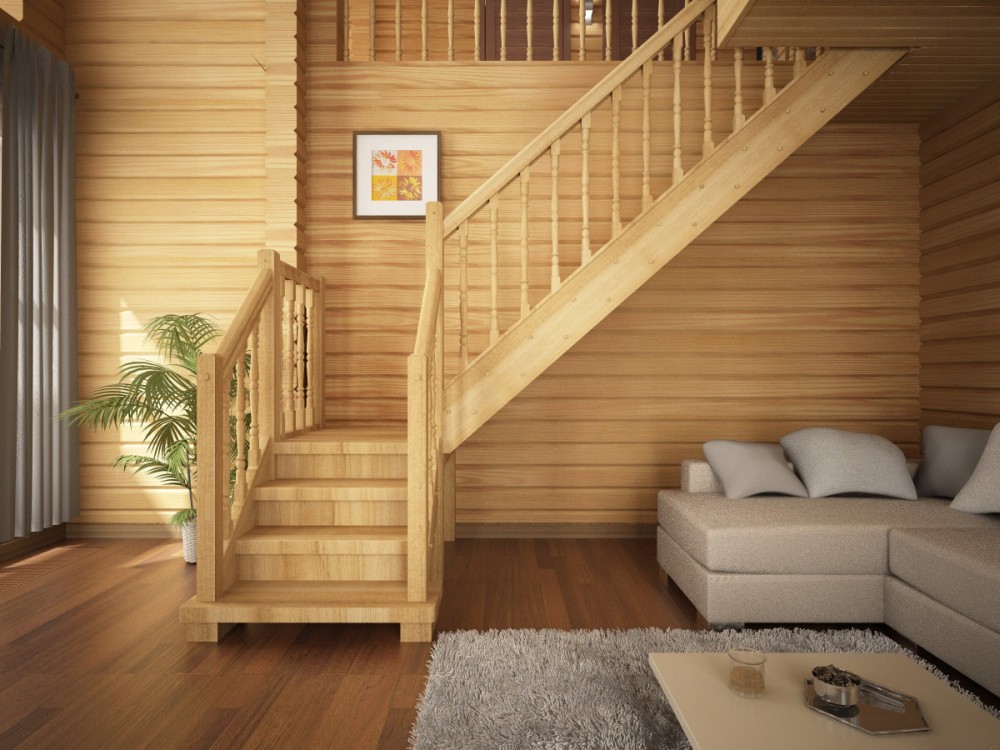 Как выбрать деревянную лестницу для загородного дома